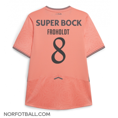 Billige Fotballdrakt Porto Victor Froholdt #8 Replika Bortedrakt 2025-26 Kortermet Billige Fotballdrakt Porto Victor Froholdt #8 Replika Bortedrakt 2025-26 Kortermet